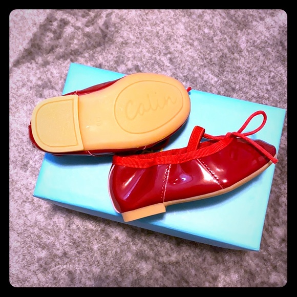 NEW Baby Red Patent Ballet Flats - Picture 2 of 8